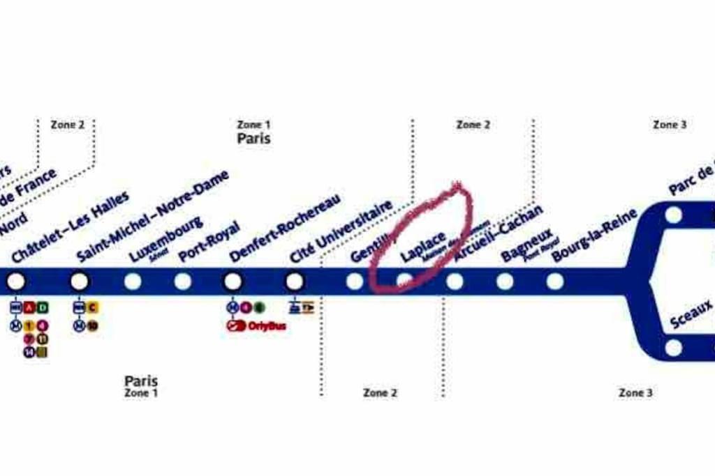 Beau T3 A Arcueil A 3 Min Rer B « Laplace » Exterior foto